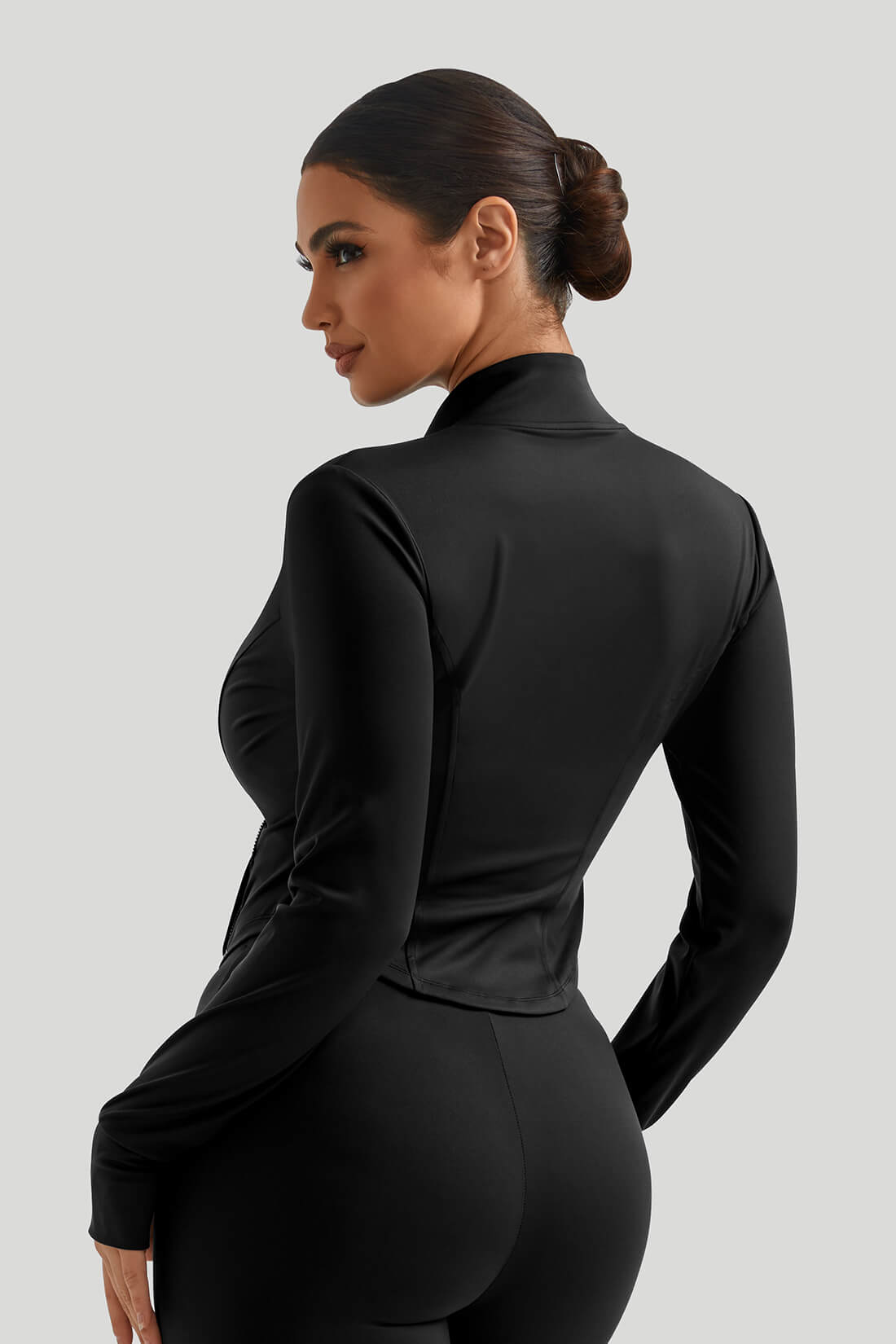 High Neck Slim Fit Top