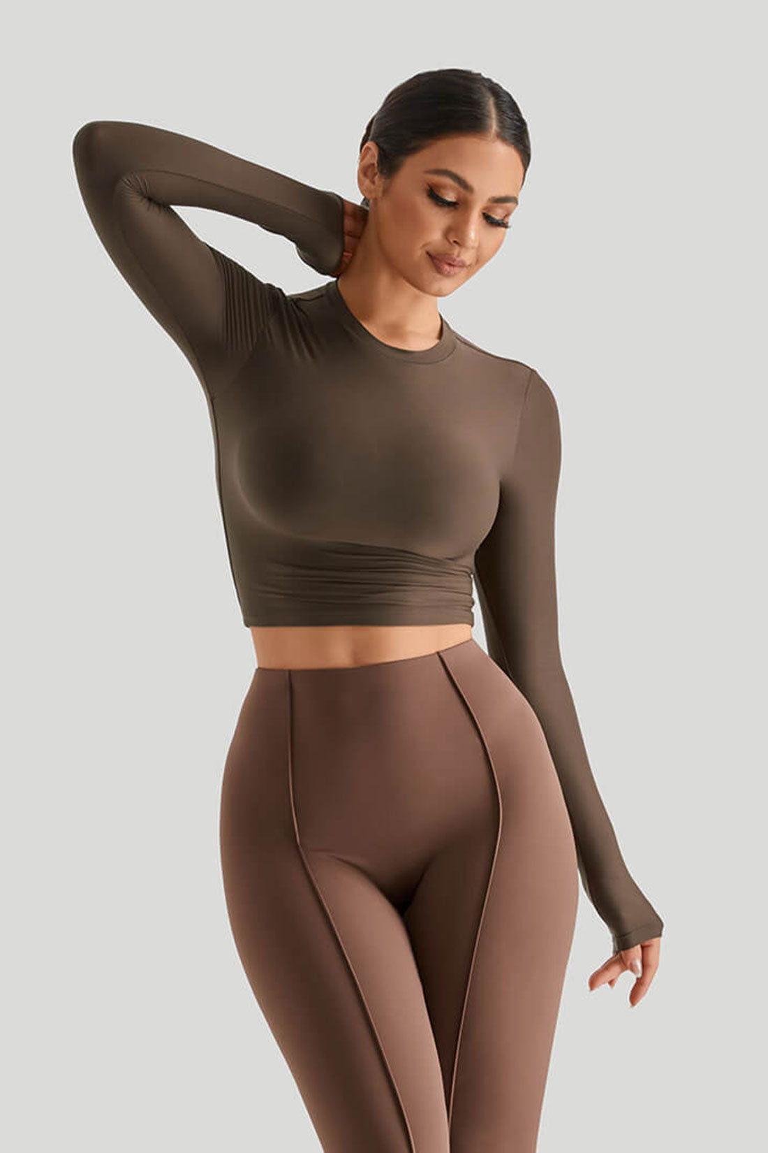 Round Neck Quick Dry Long Sleeves Top