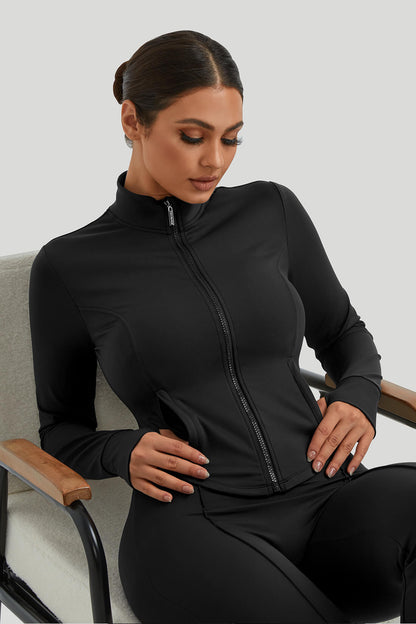 High Neck Slim Fit Top