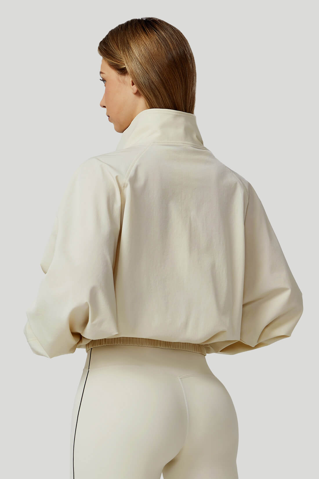 Windproof Long Sleeve Stand Collar Zip-Up Outwear