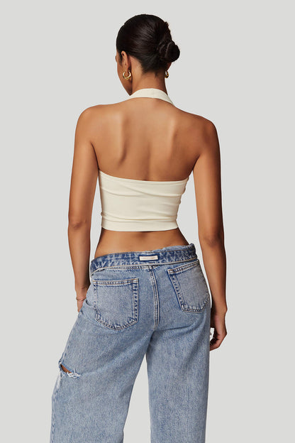 Breathable V‑Neck Seamless Yoga Bra