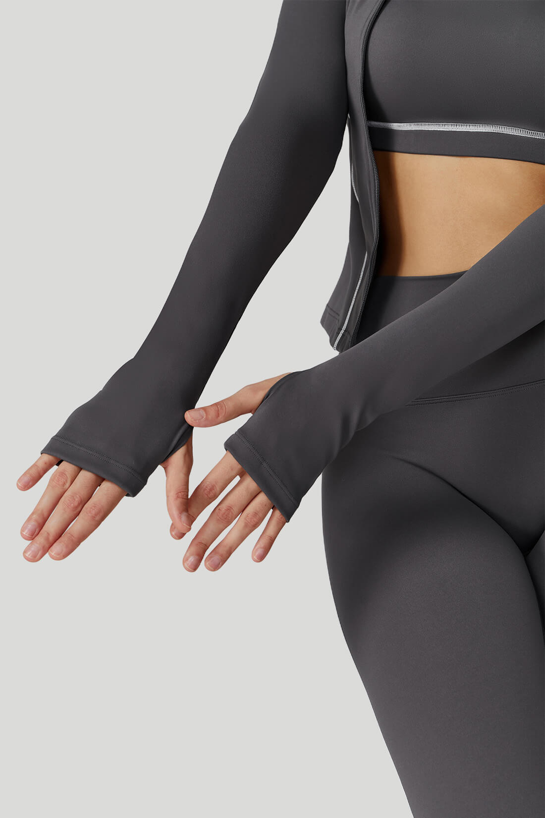 Colorblock Slim-Fit Full-Zip Outwear