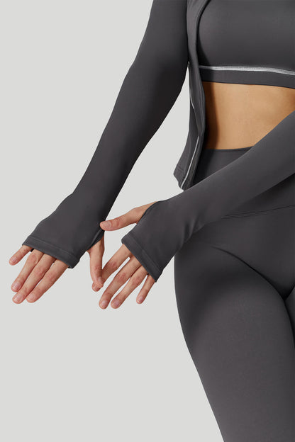 Colorblock Slim-Fit Full-Zip Outwear