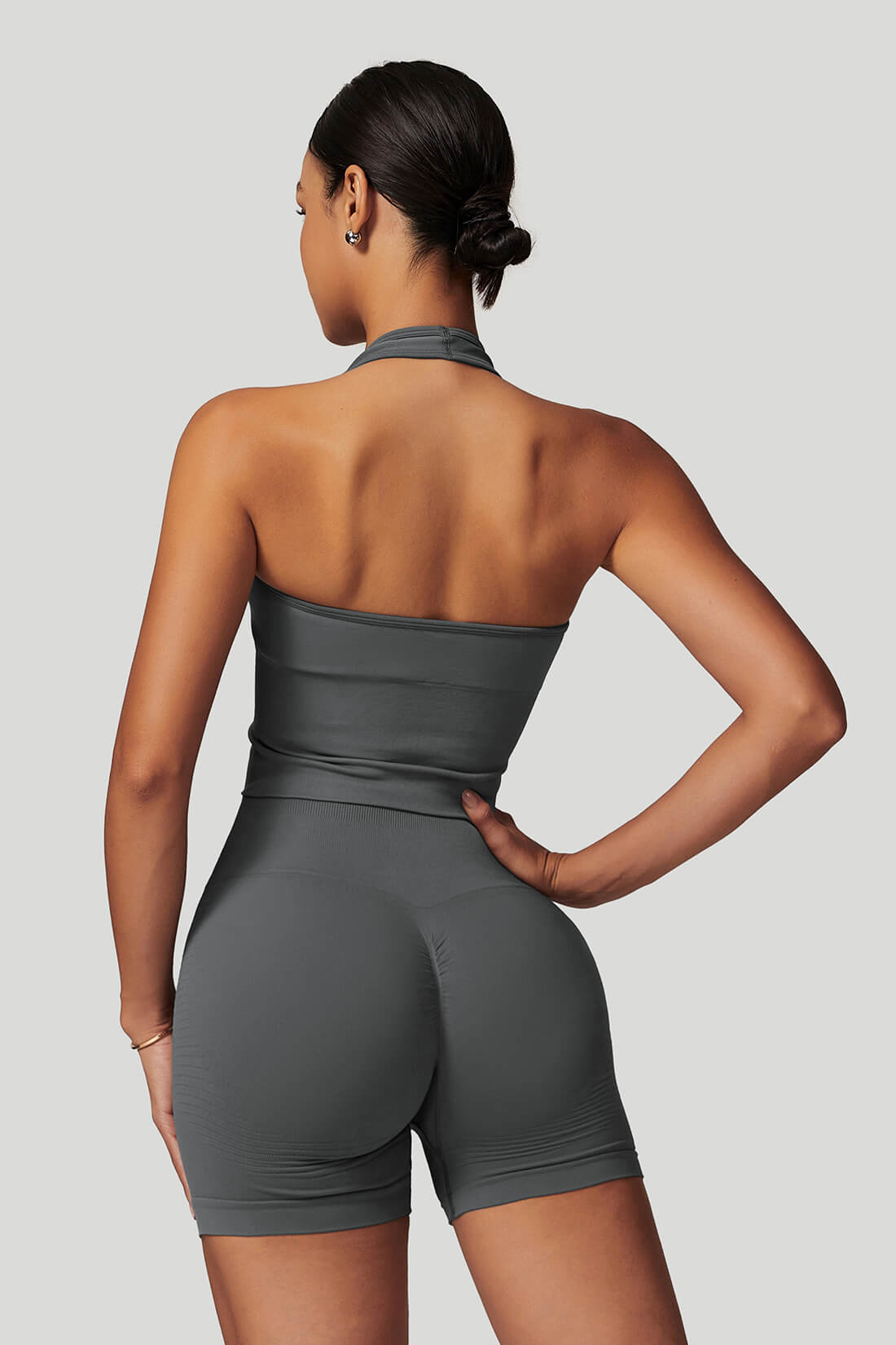 Breathable V‑Neck Seamless Yoga Bra