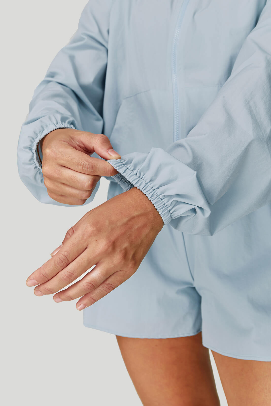 Quick-Dry Breathable Zip-Up Hooded Jacket