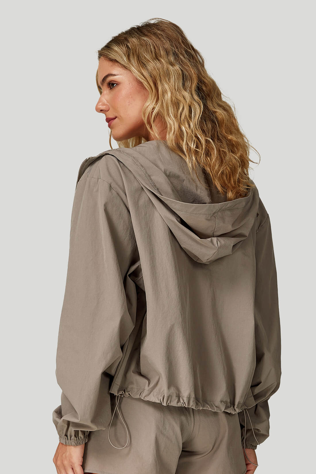 Quick-Dry Breathable Zip-Up Hooded Jacket