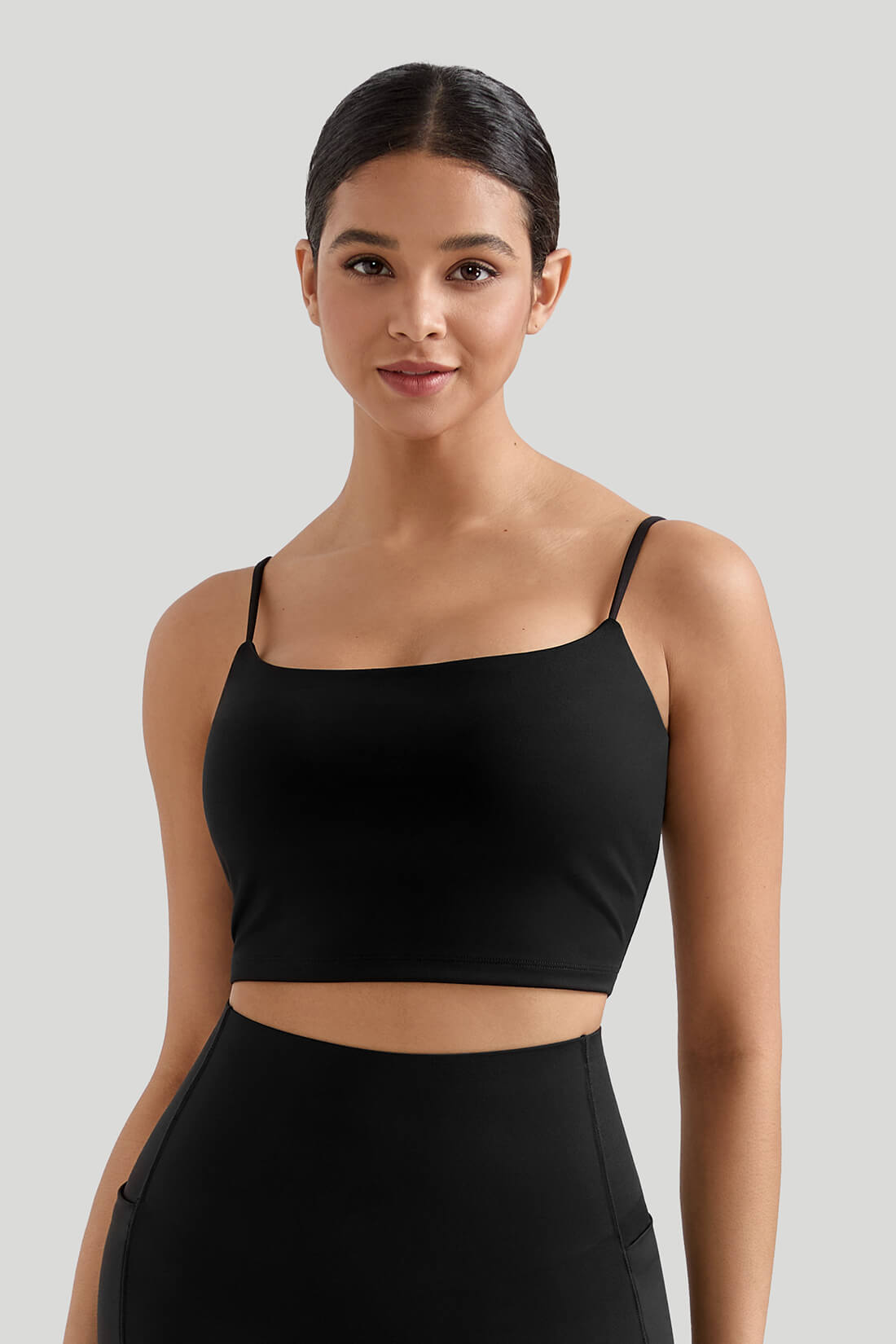 Seamed Spaghetti Strap Tank Top