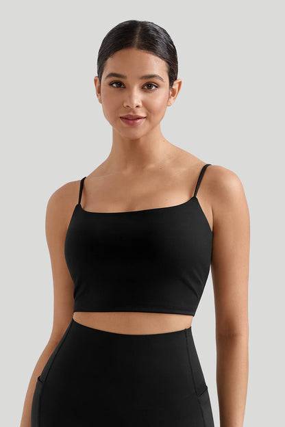 Seamed Spaghetti Strap Tank Top