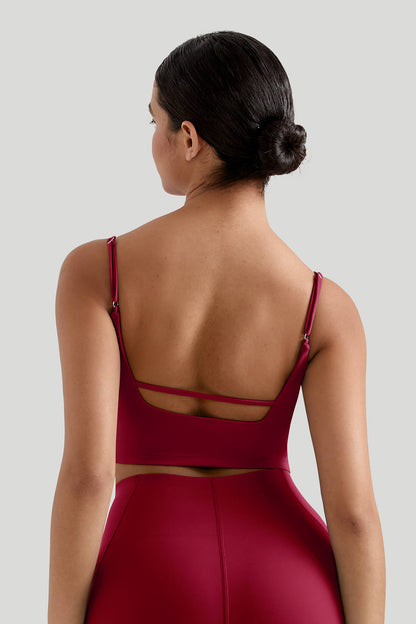 Seamed Spaghetti Strap Tank Top