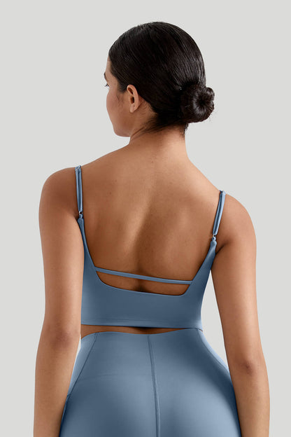 Seamed Spaghetti Strap Tank Top