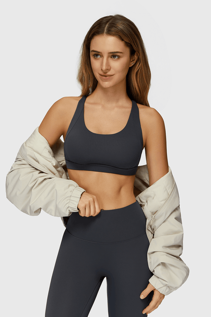 Oxford Fabric Full-Zip Outwears