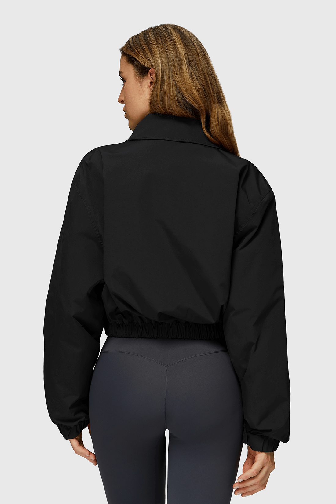 Oxford Fabric Full-Zip Outwears