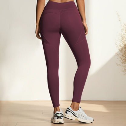 SILIX high-waisted hip-lifting and tummy-controlling pocket shaping fitness leggings