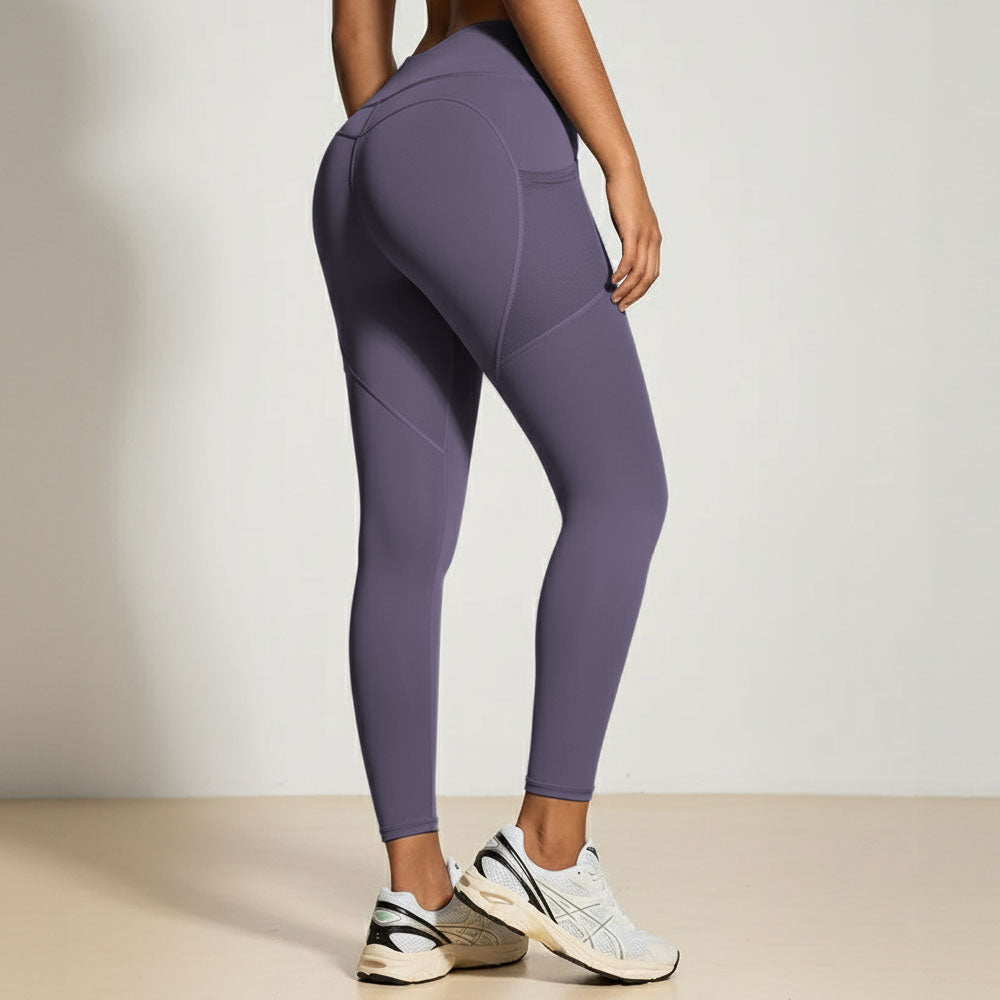 SILIX high-waisted hip-lifting and tummy-controlling pocket shaping fitness leggings