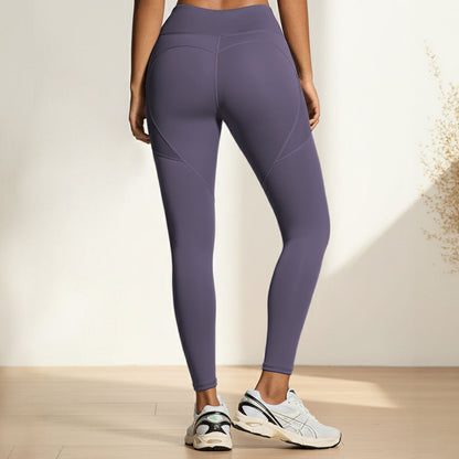 SILIX high-waisted hip-lifting and tummy-controlling pocket shaping fitness leggings