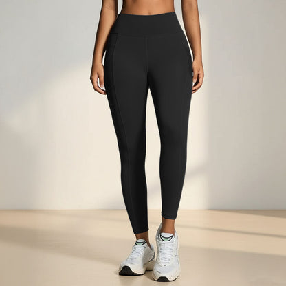SILIX high-waisted hip-lifting and tummy-controlling pocket shaping fitness leggings