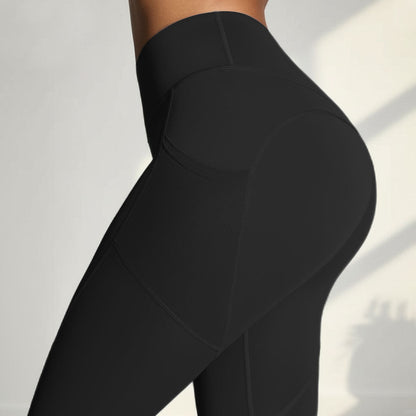 SILIX high-waisted hip-lifting and tummy-controlling pocket shaping fitness leggings