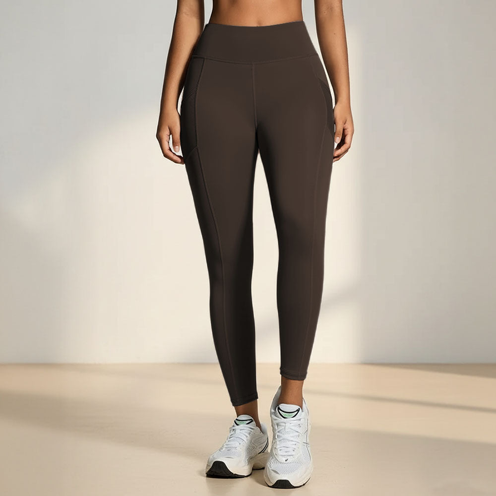 SILIX high-waisted hip-lifting and tummy-controlling pocket shaping fitness leggings