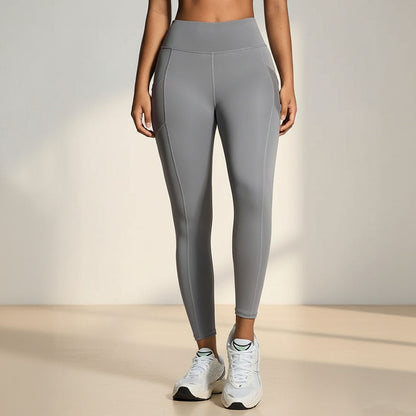 SILIX high-waisted hip-lifting and tummy-controlling pocket shaping fitness leggings