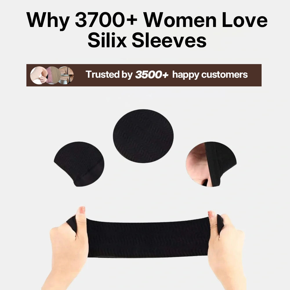 SILIX 3D Compression Sleeves – Say Goodbye to Arm Jiggle